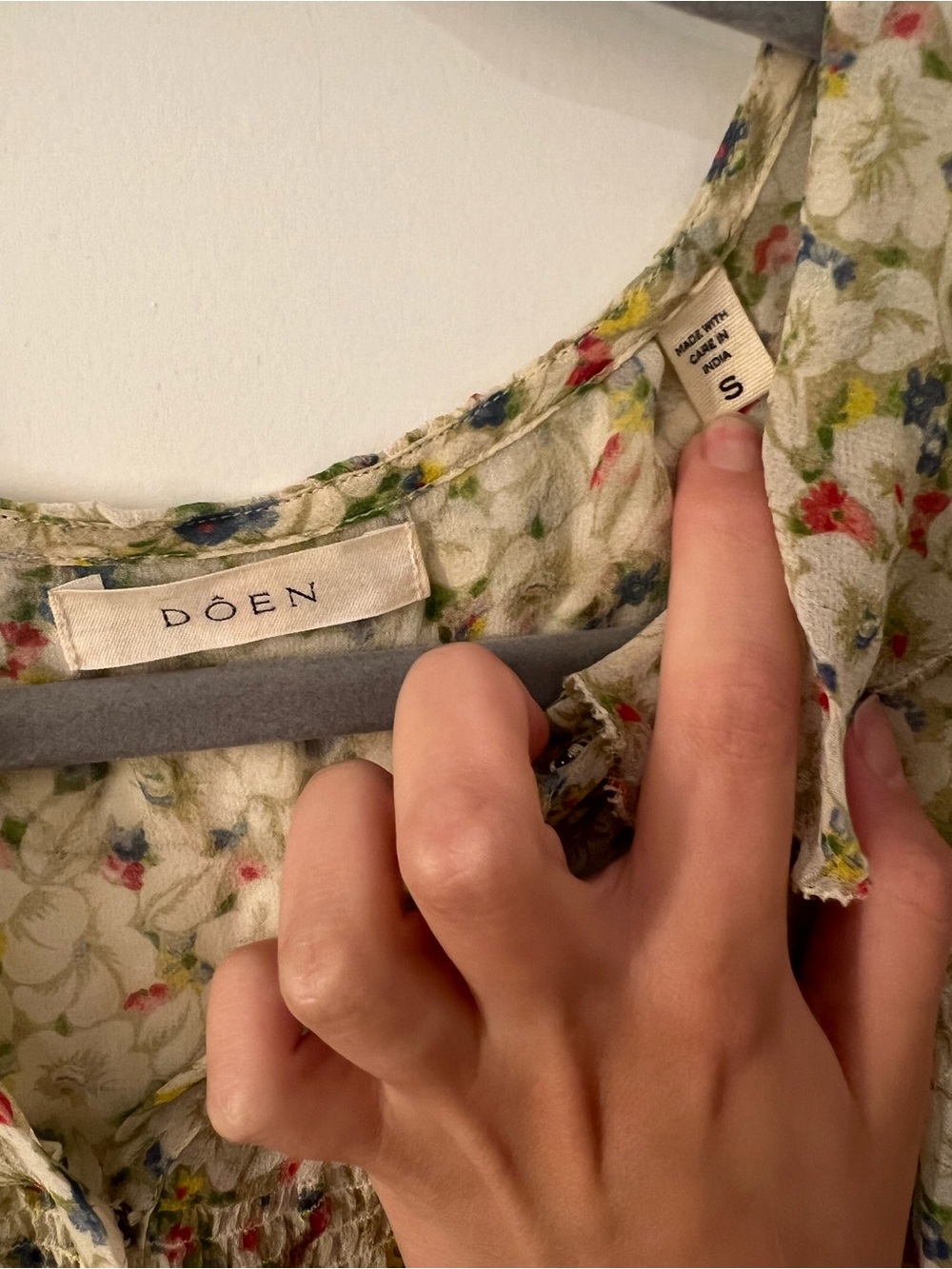 Doen Mira Dress Yellow Victoria Floral - Picture 4 of 4